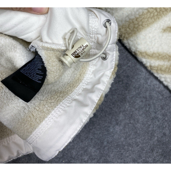 The North Face Sweater Womens Extra Small Ivory Tan Cragmont Fleece Lodge Ski - Picture 8 of 14